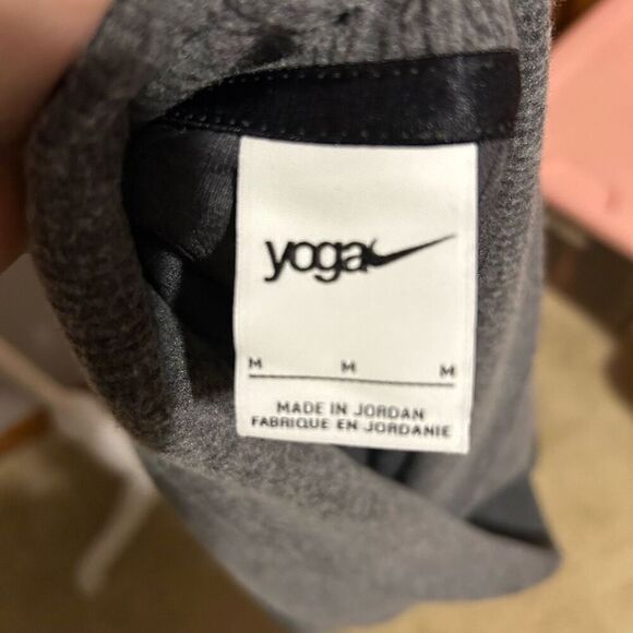 NIKE women’s Yoga Luxe Ribbed Cover Up Sweater gray size M‎ - Picture 7 of 10